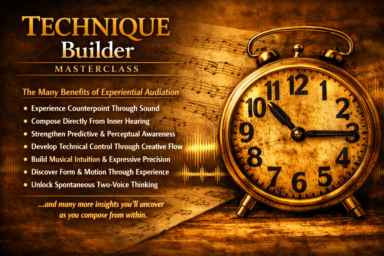 Technique Builder Masterclass